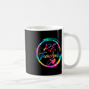 Taza De Café Profesor de educación física Tie Dye Pe Squad Byck
