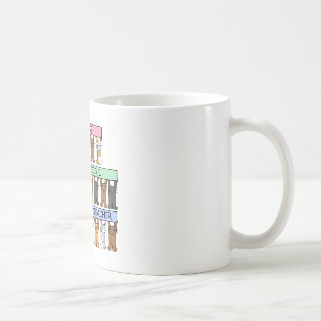 Taza De Café Profesor de escuela dominical gracias a gatos Pers (Derecha)