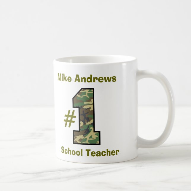 Taza De Café Profesor de escuela o cualquier especialidad V27 (Derecha)