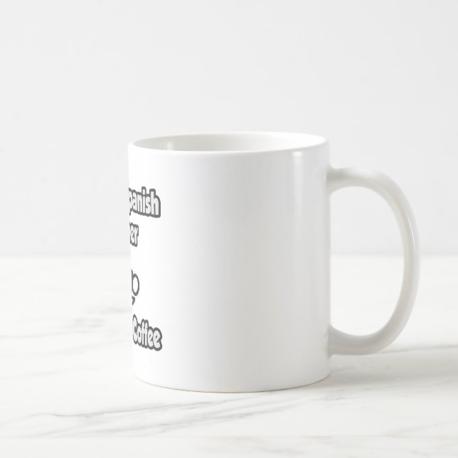 Taza De Café Profesor de español instantáneo... simplemente aña (Derecha)