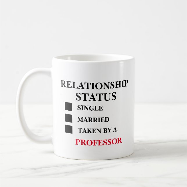 Taza De Café Profesor de estado de relación (Izquierda)