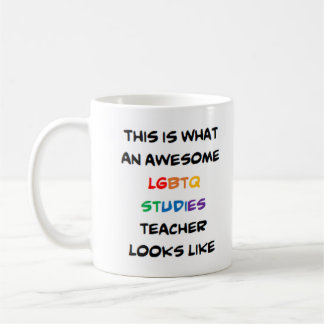 Taza De Café profesor de estudios de lgbtq, impresionante
