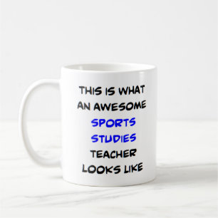 Taza De Café profesor de estudios deportivos, impresionante