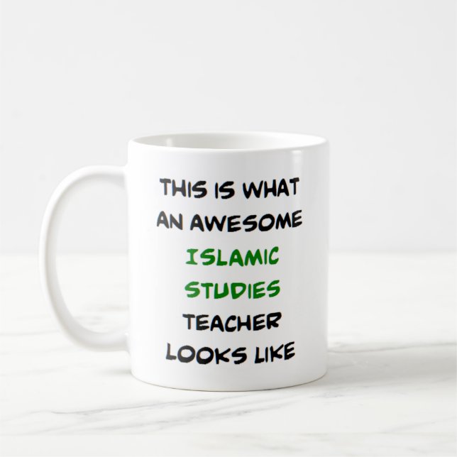 Taza De Café profesor de estudios islámicos, impresionante (Izquierda)