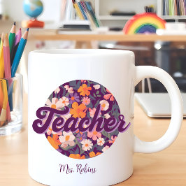 Taza De Café Profesor de Floral
