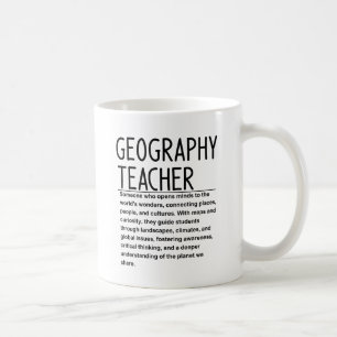 Taza De Café profesor de geografía