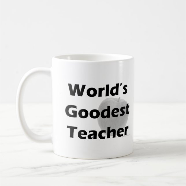 Taza De Café Profesor de Goodest del mundo (Izquierda)