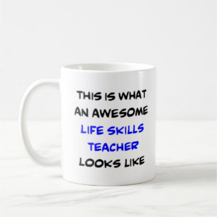 Taza De Café profesor de habilidades de vida, impresionante