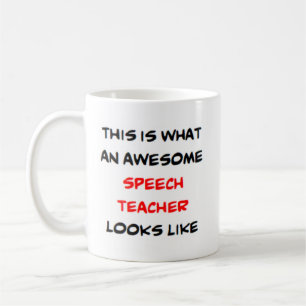 Taza De Café profesor de habla, impresionante