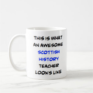 Taza De Café profesor de historia escocesa, impresionante