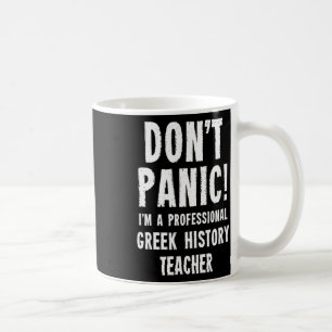 Taza De Café Profesor de Historia Griega