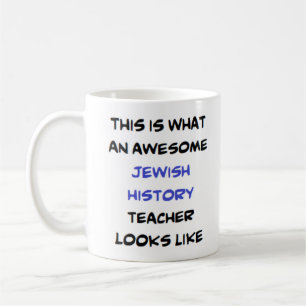 Taza De Café profesor de historia judío, impresionante
