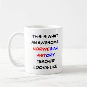 Taza De Café profesor de historia noruego, impresionante