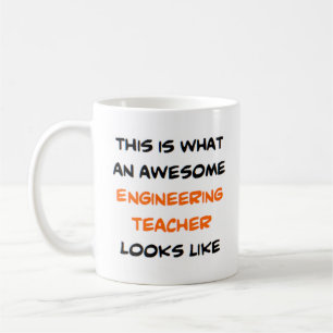 Taza De Café profesor de ingeniería, impresionante