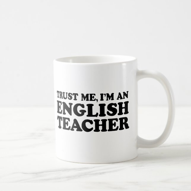 Taza De Café Profesor de inglés (Derecha)