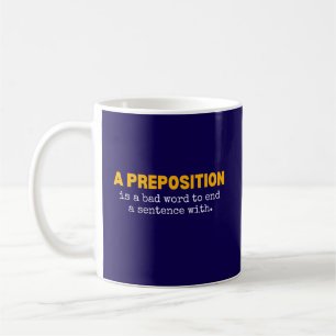 Taza De Café Profesor de inglés divertido Gramática friki Chist