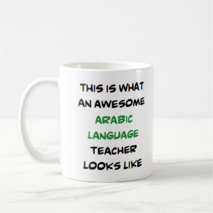 Taza De Café profesor de lengua árabe, genial Mug