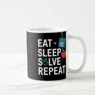 Taza De Café Profesor de matemáticas divertido álgebra Cl de vu