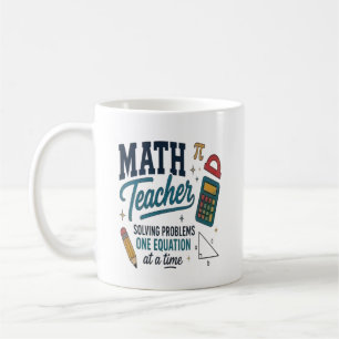 Taza De Café Profesor de Matemáticas Solucionador de Problemas