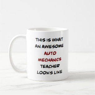 Taza De Café profesor de mecánica automática, impresionante