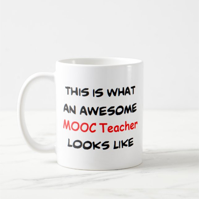 Taza De Café profesor de mooc, impresionante (Izquierda)