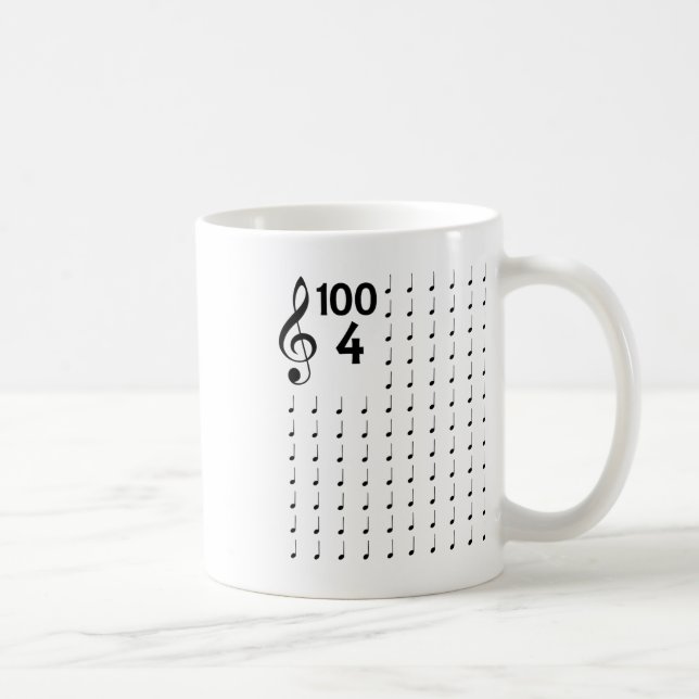 Taza De Café Profesor De Música De Day Of School Musical Notes (Derecha)