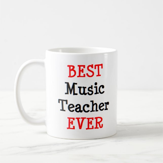 Taza De Café profesor de música, mejor (Izquierda)