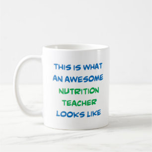 Taza De Café profesor de nutrición, increíble