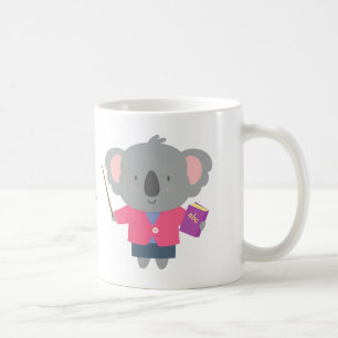 Taza De Café Profesor de Oso Koala con Humor de Juego de Palabr