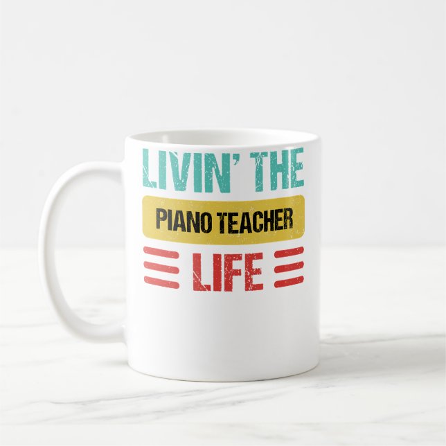 Taza De Café Profesor de Piano (Izquierda)