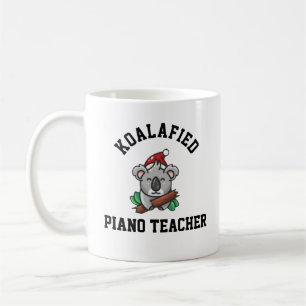 Taza De Café Profesor de piano Koalafied