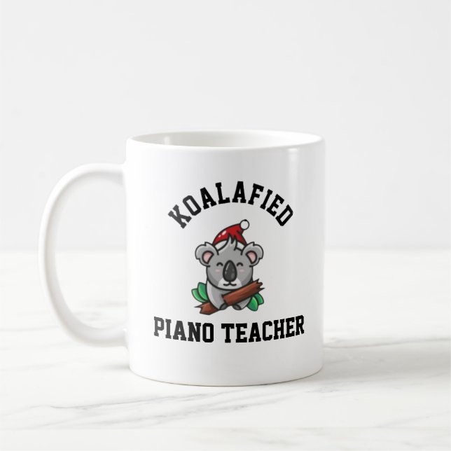 Taza De Café Profesor de piano Koalafied (Izquierda)