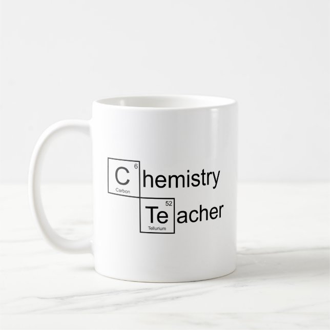 Taza De Café Profesor de Química Coffee Mug (Izquierda)