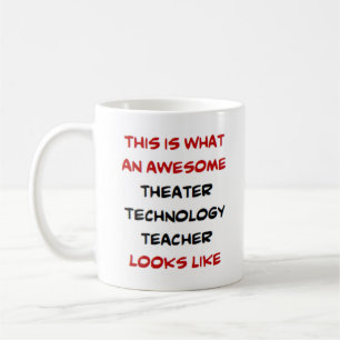 Taza De Café profesor de tecnología teatral, impresionante