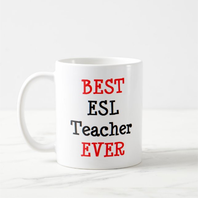 Taza De Café profesor de ventas, mejor (Izquierda)