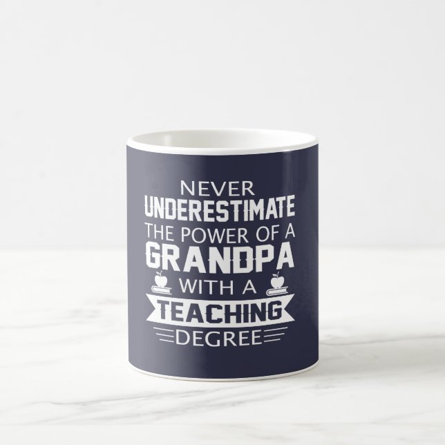 Taza De Café Profesor del abuelo (Centro)