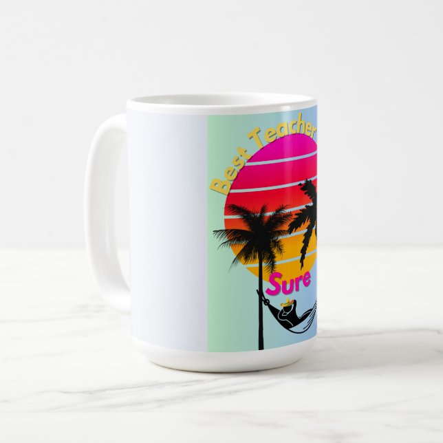 Taza De Café Profesor del año: Seguro (Anverso izquierdo)