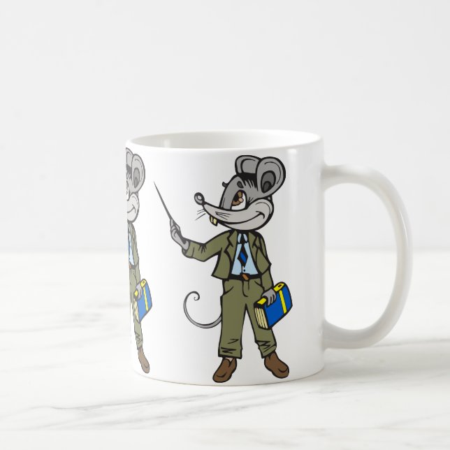 Taza De Café Profesor del ratón (Derecha)