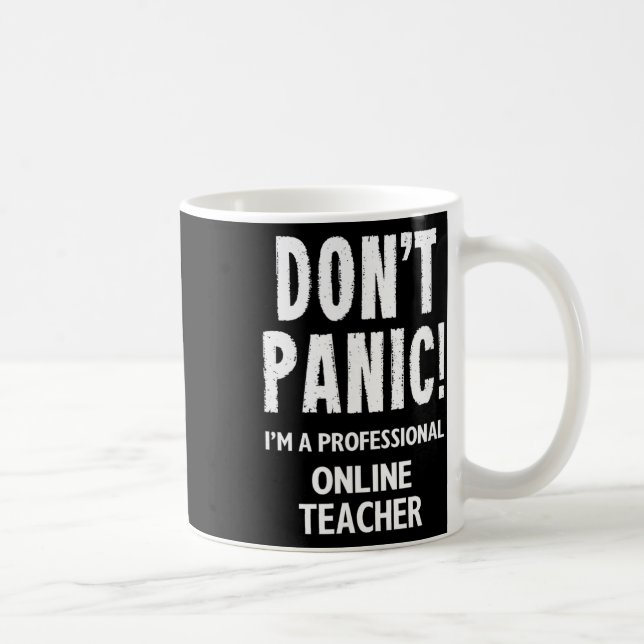 Taza De Café Profesor en línea (Derecha)