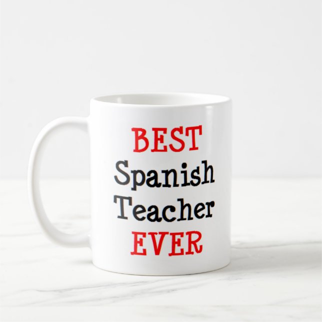 Taza De Café profesor español, mejor (Izquierda)