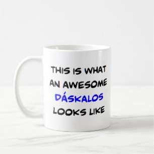 Taza De Café profesor griego daskalos, genial