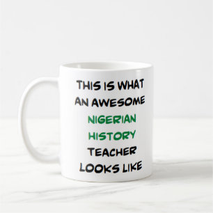 Taza De Café profesor nigeriano de historia, impresionante Mug