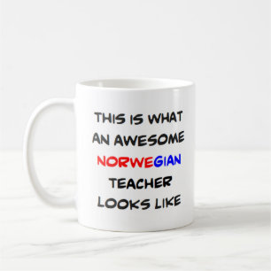 Taza De Café profesor noruego, impresionante