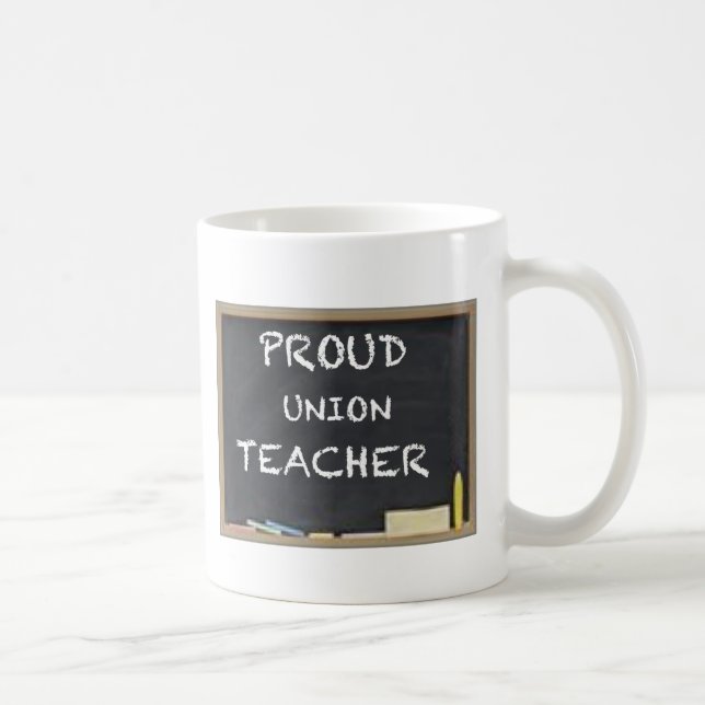 TAZA DE CAFÉ PROFESOR ORGULLOSO DE LA UNIÓN (Derecha)