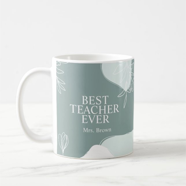 Taza De Café Profesor personalizado Mug (Izquierda)