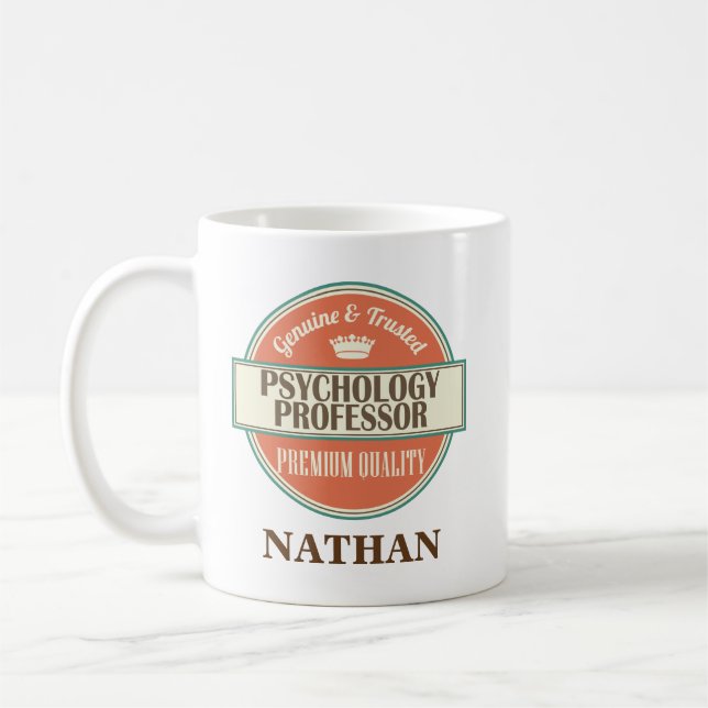 Taza De Café Profesor Personalized Office Mug Gift de la (Izquierda)