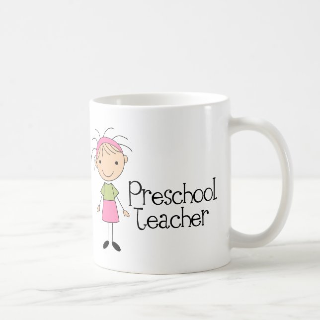 Taza De Café Profesor preescolar (Derecha)