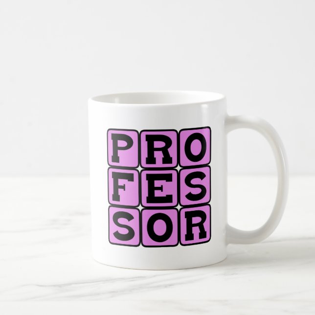 Taza De Café Profesor, Profesor Universitario (Derecha)