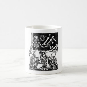 Taza De Café Profesor y estudiantes esqueléticos "día del