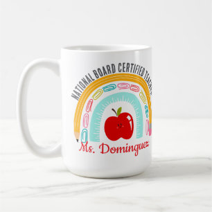 Taza De Café Profesora certificada del Consejo Nacional persona